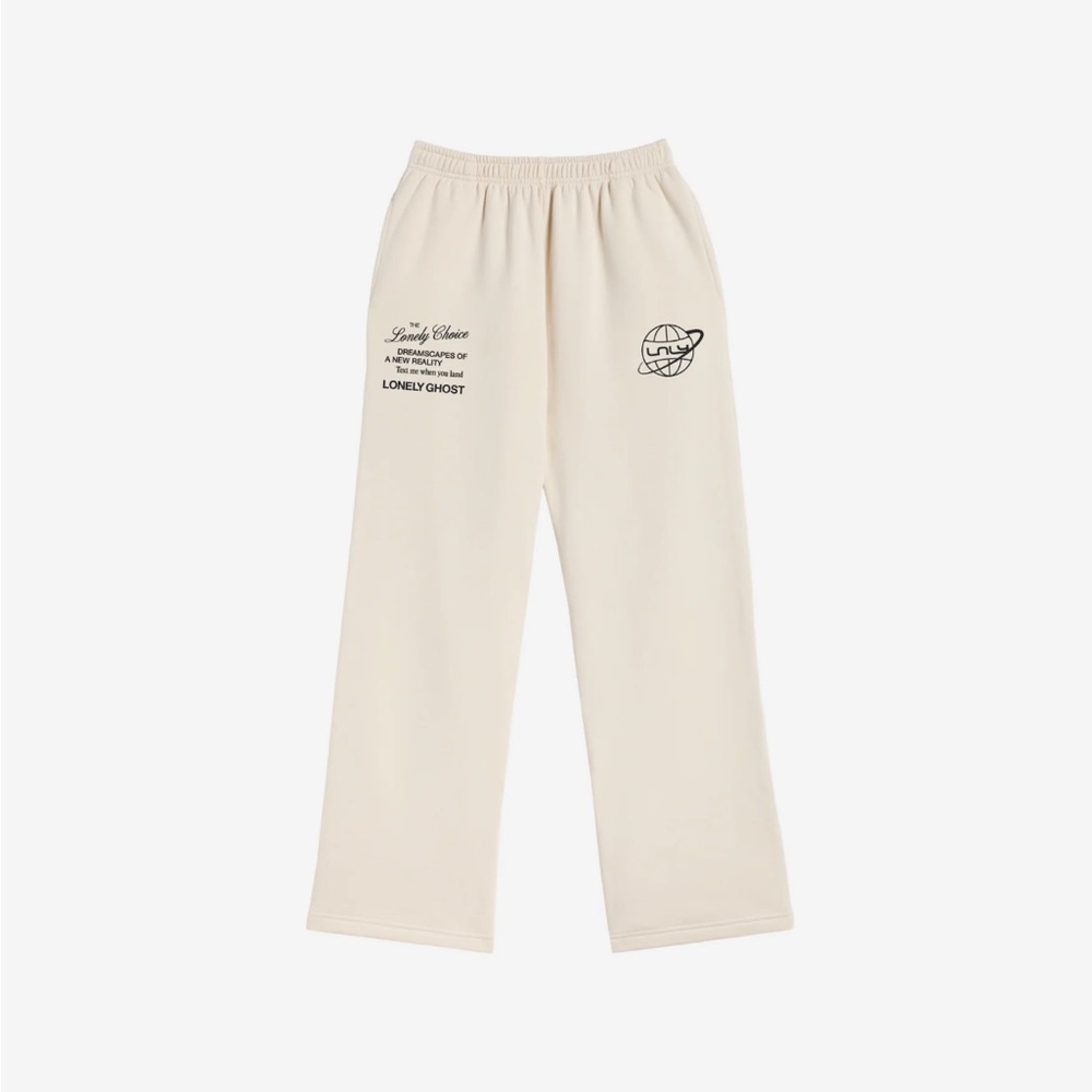 Beis x Lonely Ghost Collab! Sweatsuit in Bone